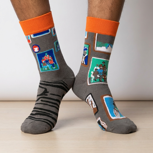 Crew Socks Artist Gallery Cotton Blend