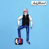 Articulated Magnet Doll Or Set Andy Warhol | Celebrity Paper: Deluxe - Magnet Set