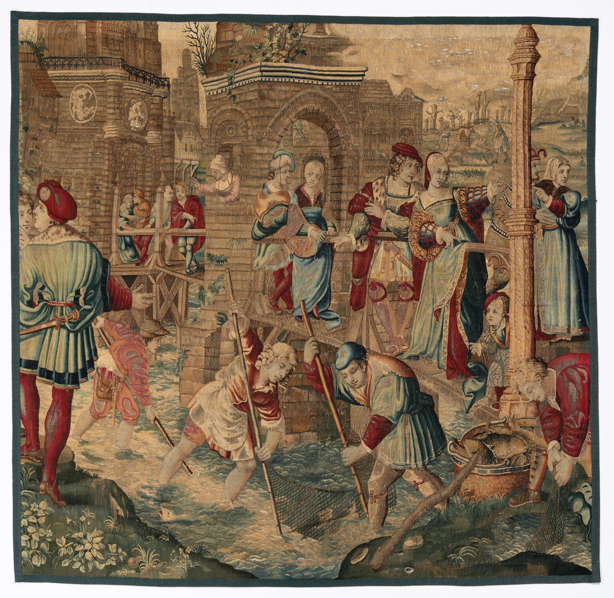 Four Seasons Spring: Fishing Scene