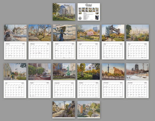 2026 Cleveland Plein Air Calendar by Jeff Suntala