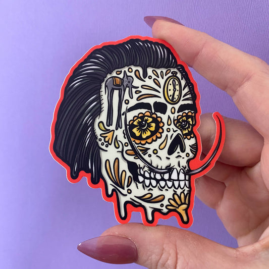 Salvador Dali Sticker | Famous Artist Decal: Day of the Dead