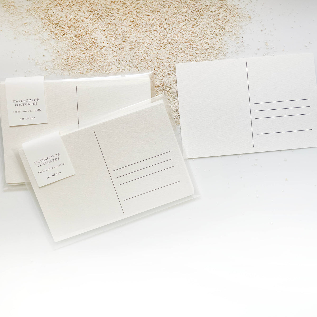 Watercolor Postcard Paper Set of Ten