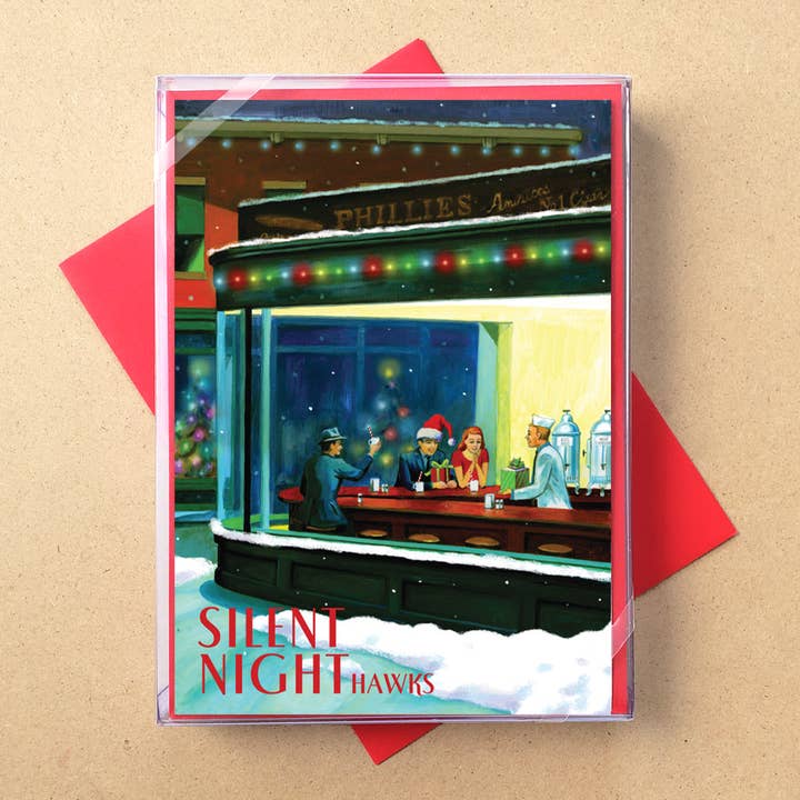 Nighthawks Xmas Boxed Holiday Cards