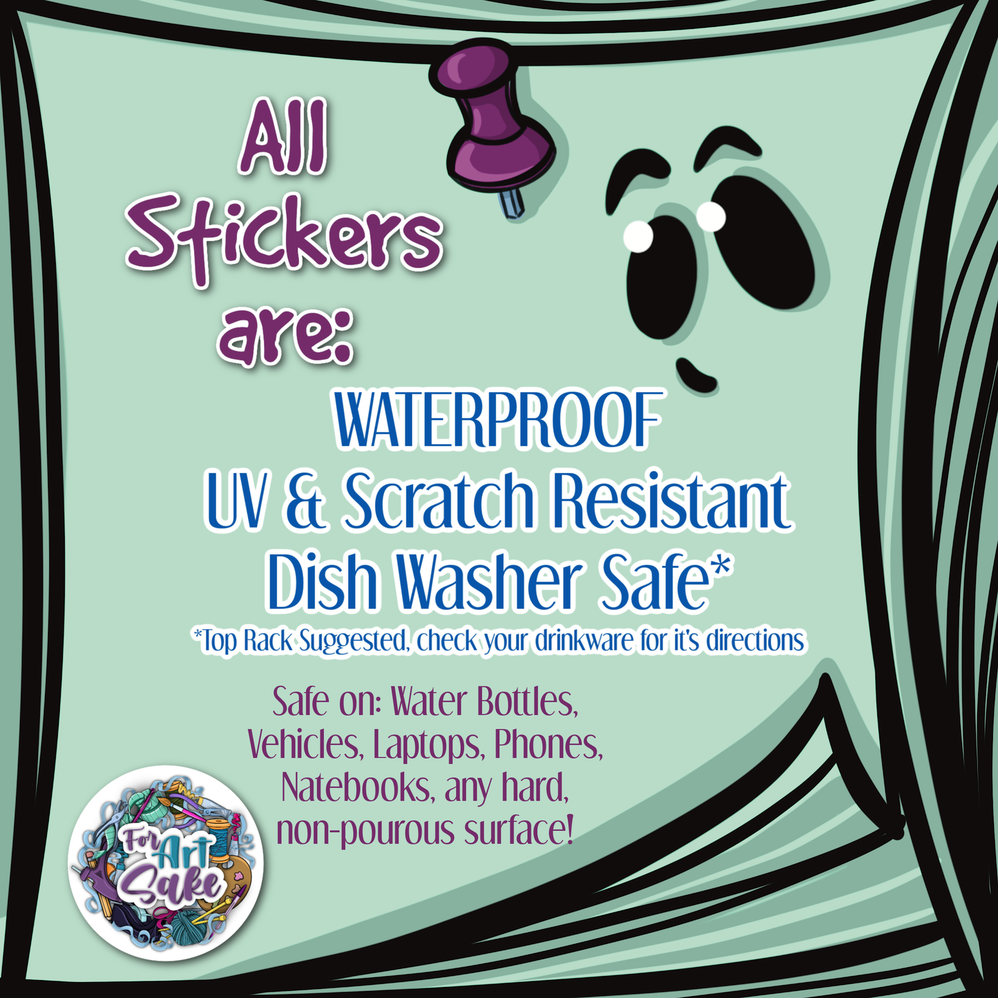 Paint the Stars- Paint Brush Sticker