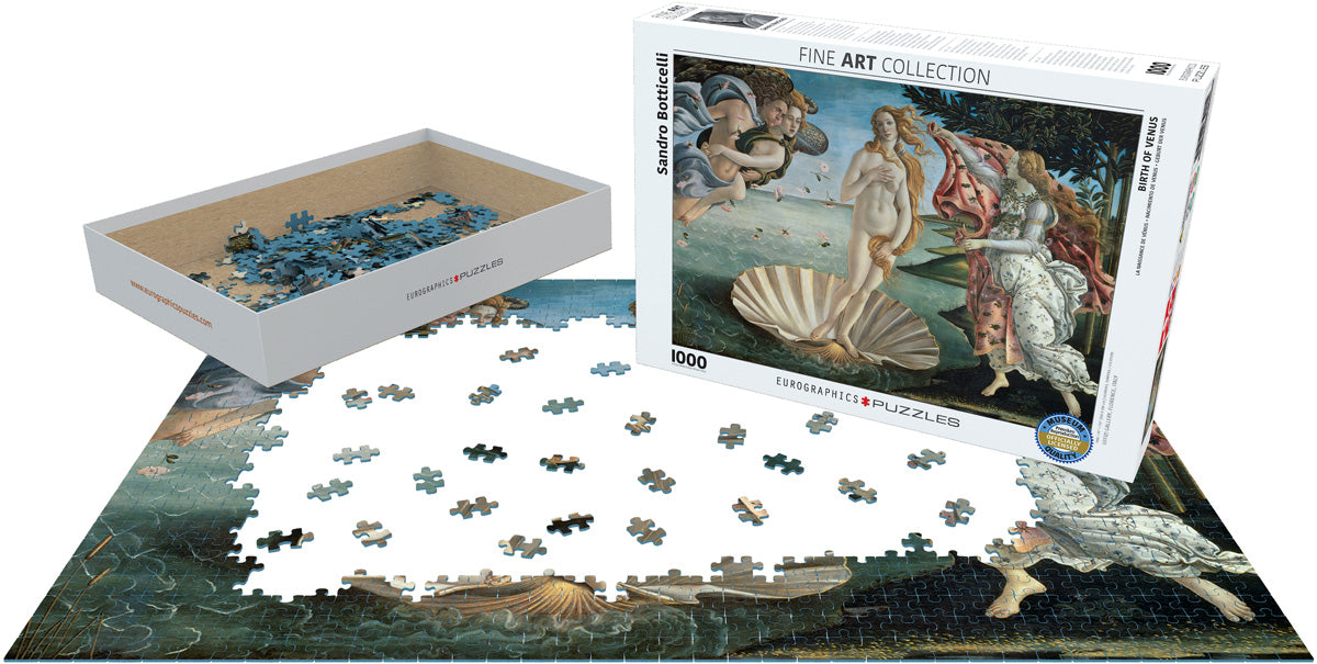 Birth of Venus by Sandro Botticelli 1000-Piece Puzzle