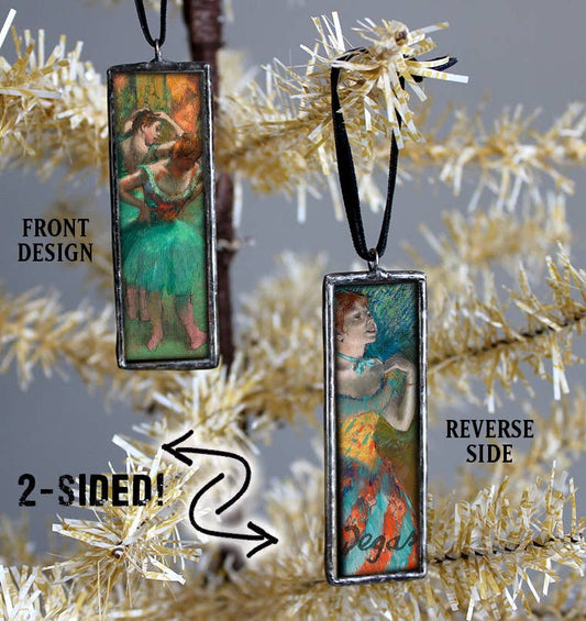 Degas Ballet Dancer Art Museum Christmas Ornament & Charm