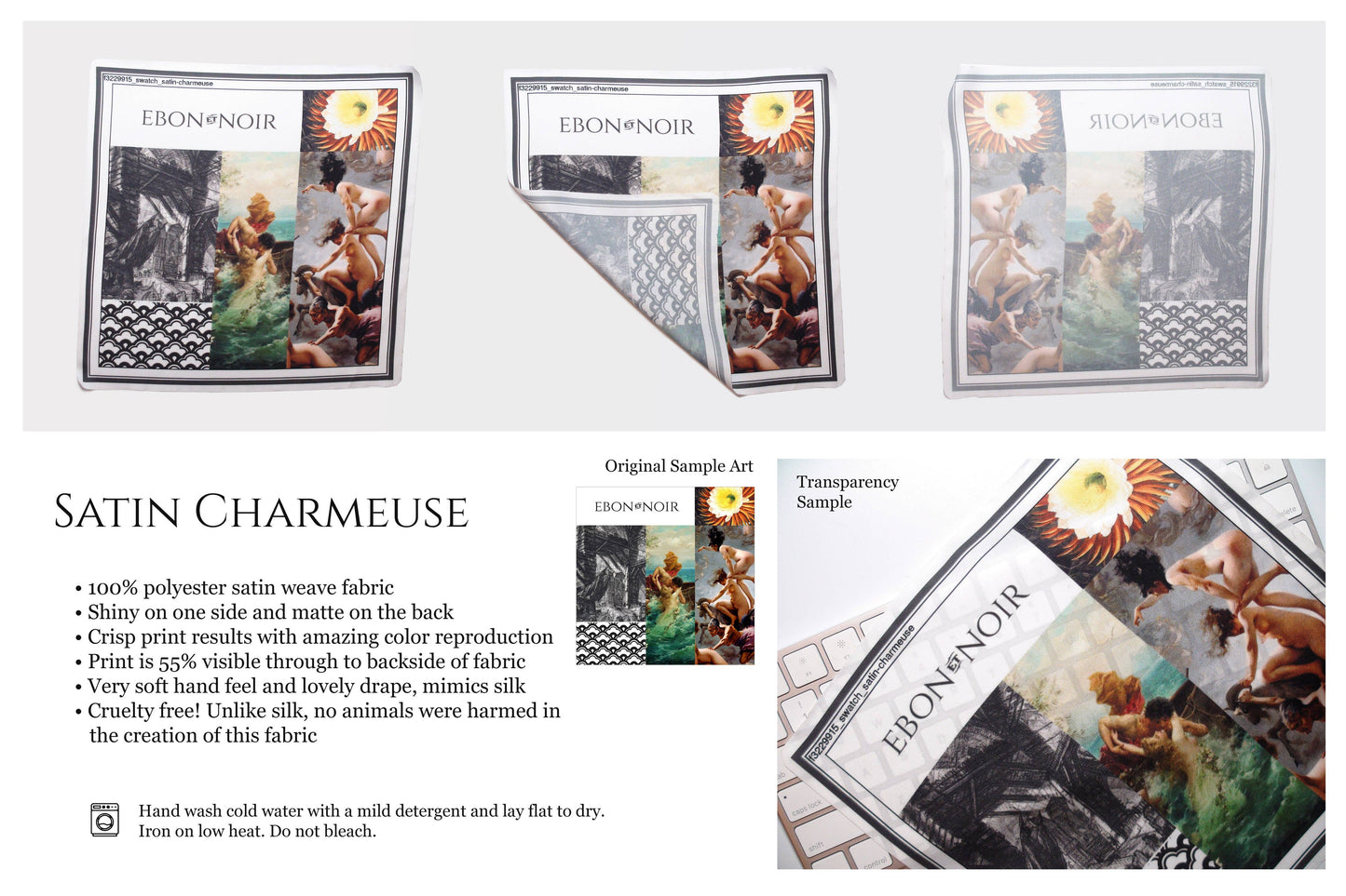 Love and Psyche by Giulio Romano from Palazzo del Te Mantua, Luxurious Long Scarf/Boho Head Wrap, Made to Order, Handmade and Cruelty Free