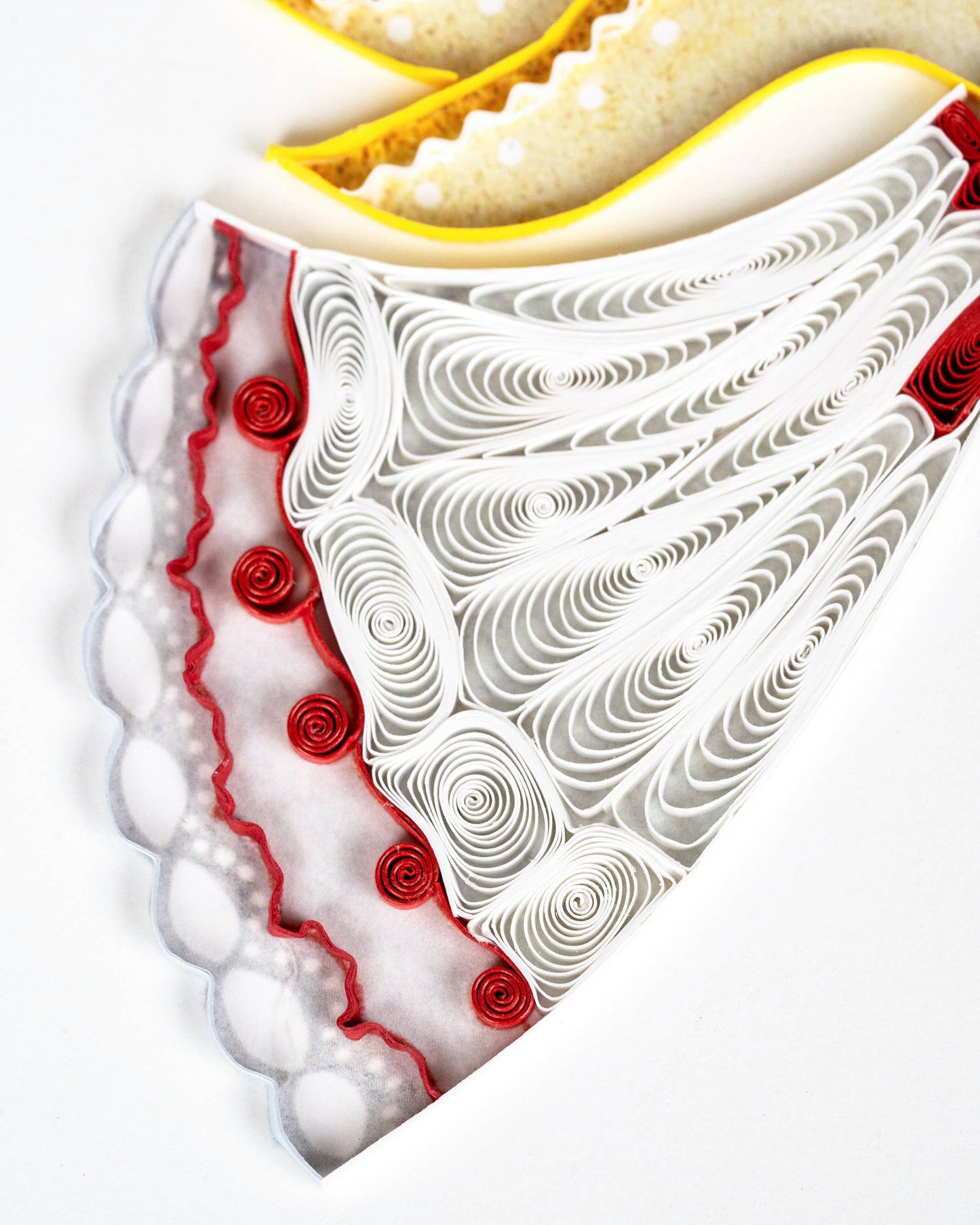 Quilled Christmas Angel Greeting Card (New 2023)