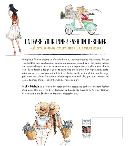 Modern Fashion Illustration: The Coloring Book