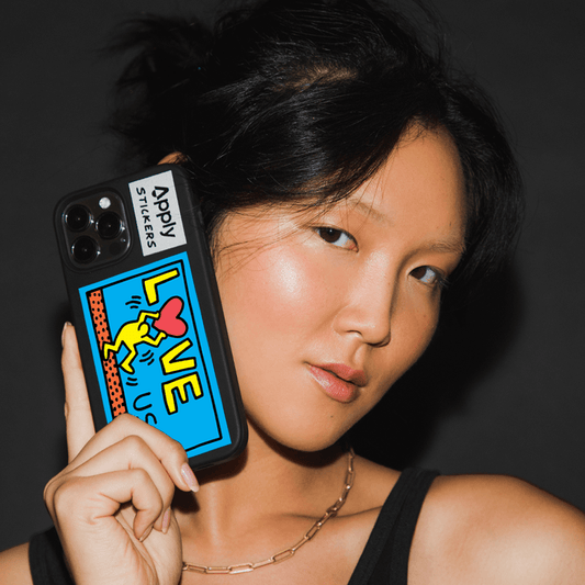 Love USA by Keith Haring - Die-Cut Sticker