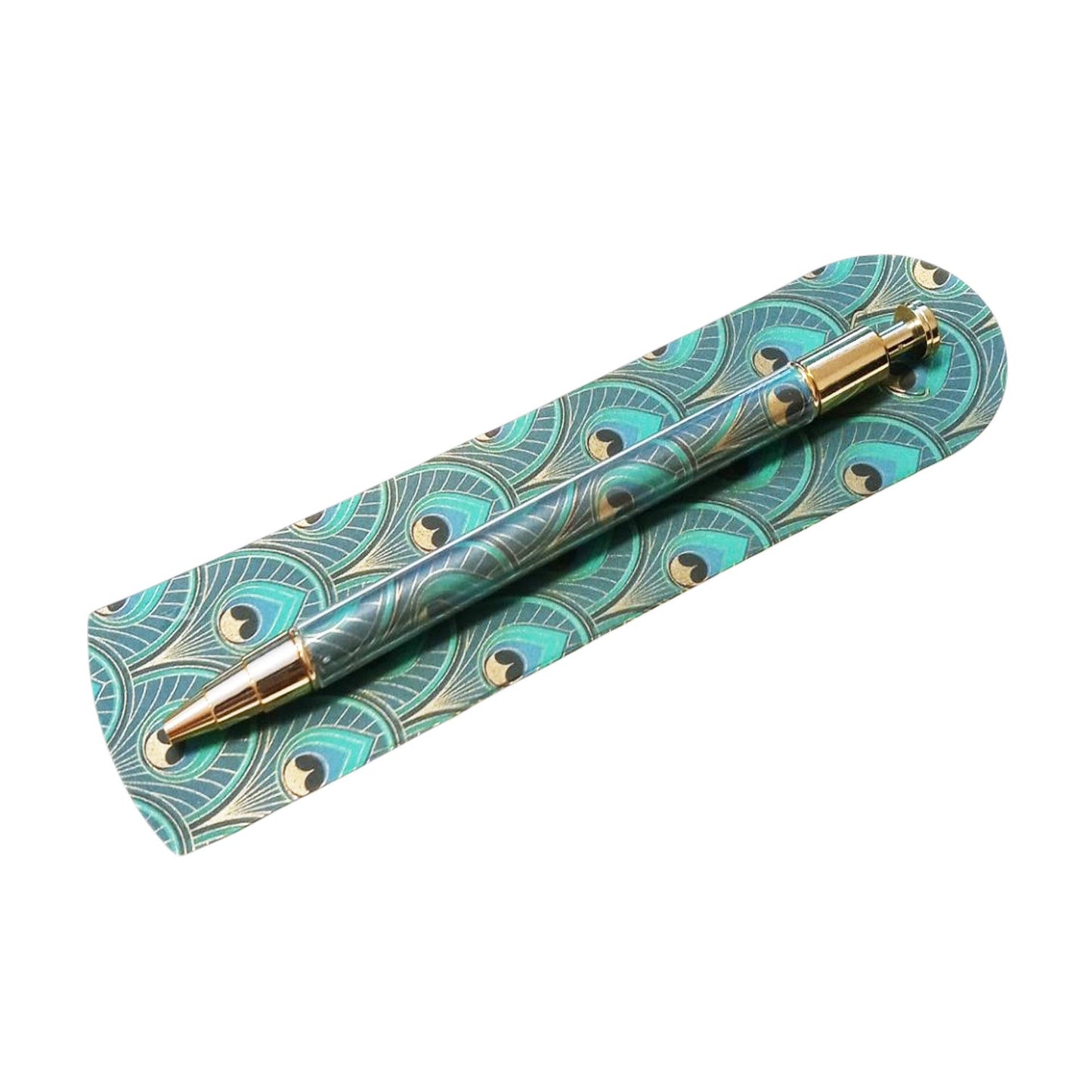 Florentine Pens With Matching Bookmark, Italian Stationery