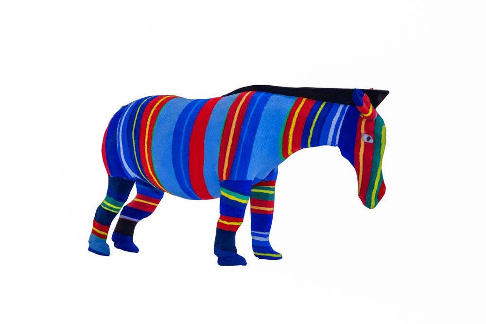 Zebra Flip Flop Sculpture