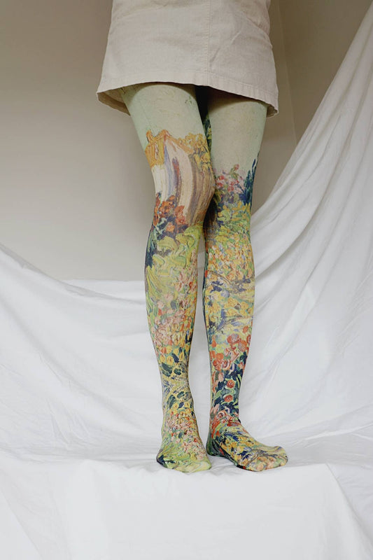 LANDSCAPE by VAN GOGH Printed Art Tights