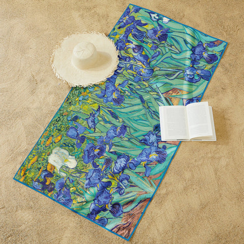 Van Gogh Irises | Beach Towel