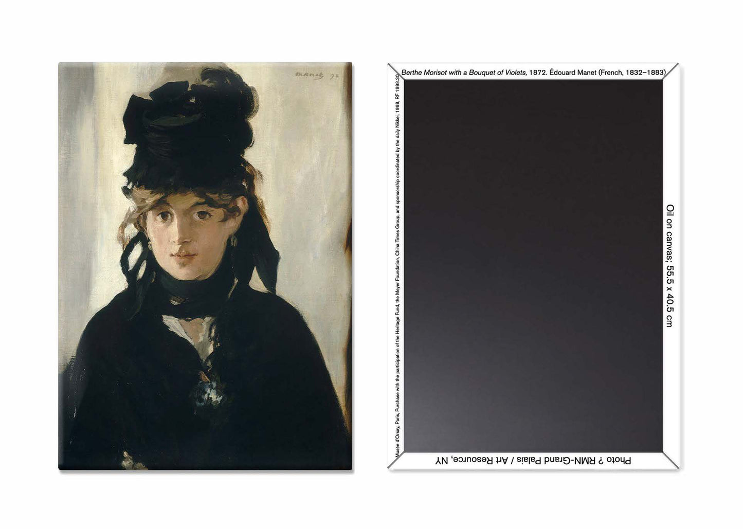Berthe Morisot with a Bouquet of Violets Magnet