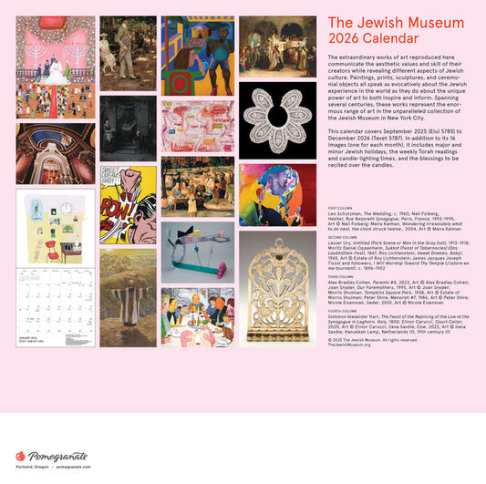 The Jewish Museum Calendar 2026
