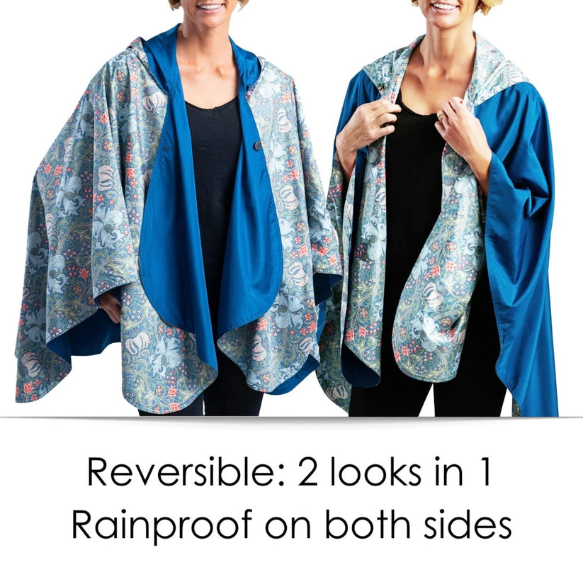 William Morris Bluebell Rain Cape