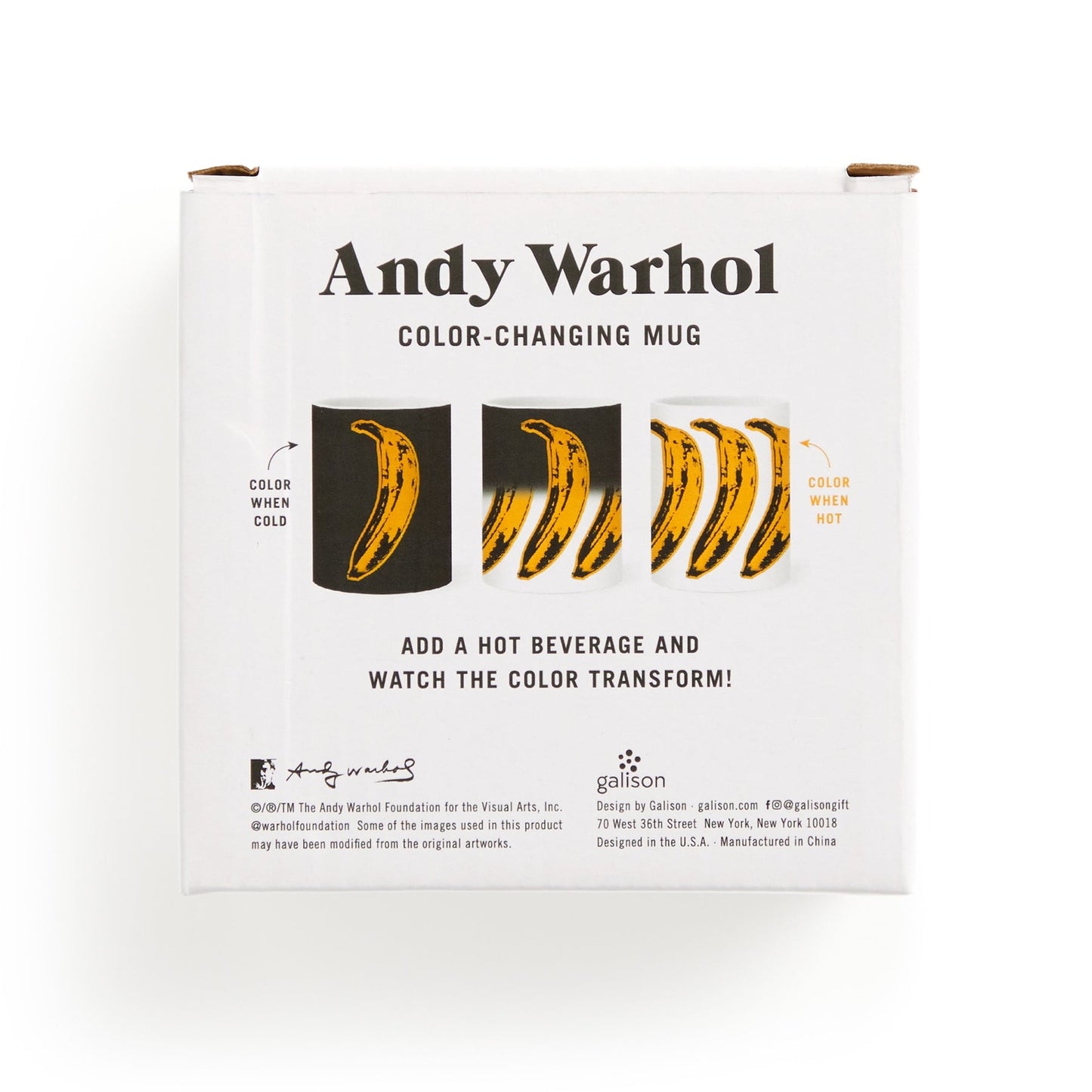 Warhol Banana Color Changing Mug