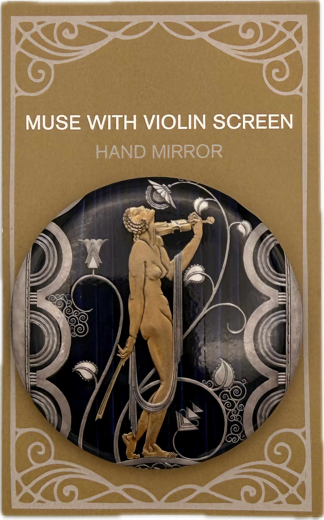 Muse with Violin Screen Hand Mirror