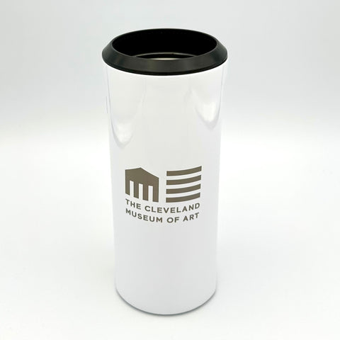 CMA Gloss White Slim Can Cooler