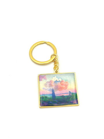 The Pink Cloud Keychain