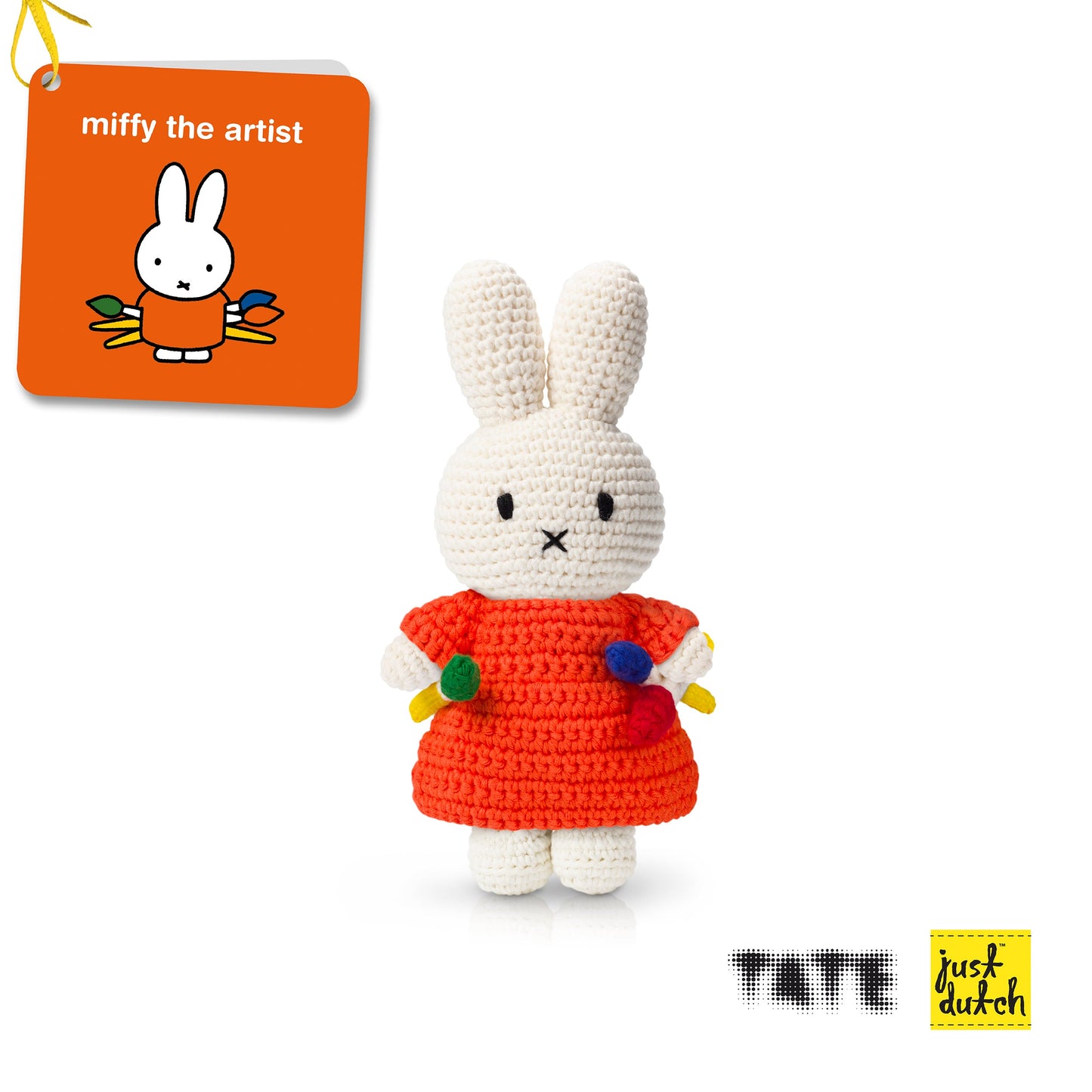 Miffy in her Artist Dress Inspired by Dick Bruna
