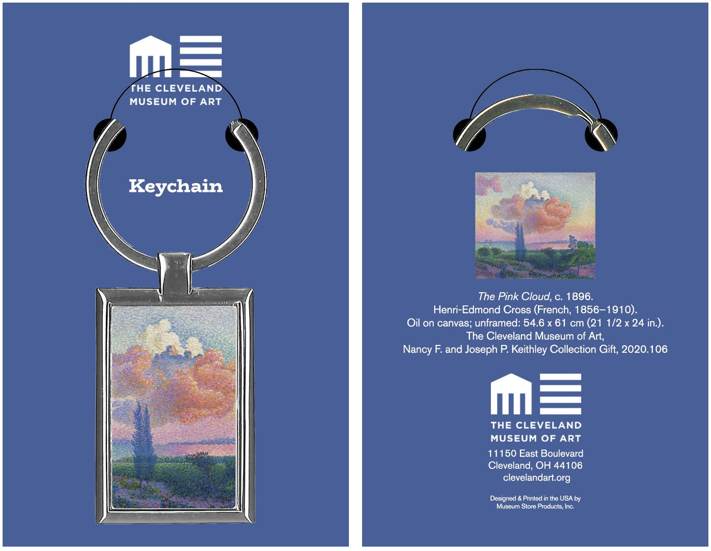 The Pink Cloud Keychain