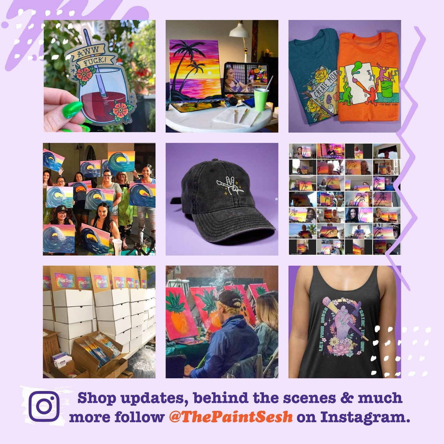 Art and Chill Sticker | Artist Accessory