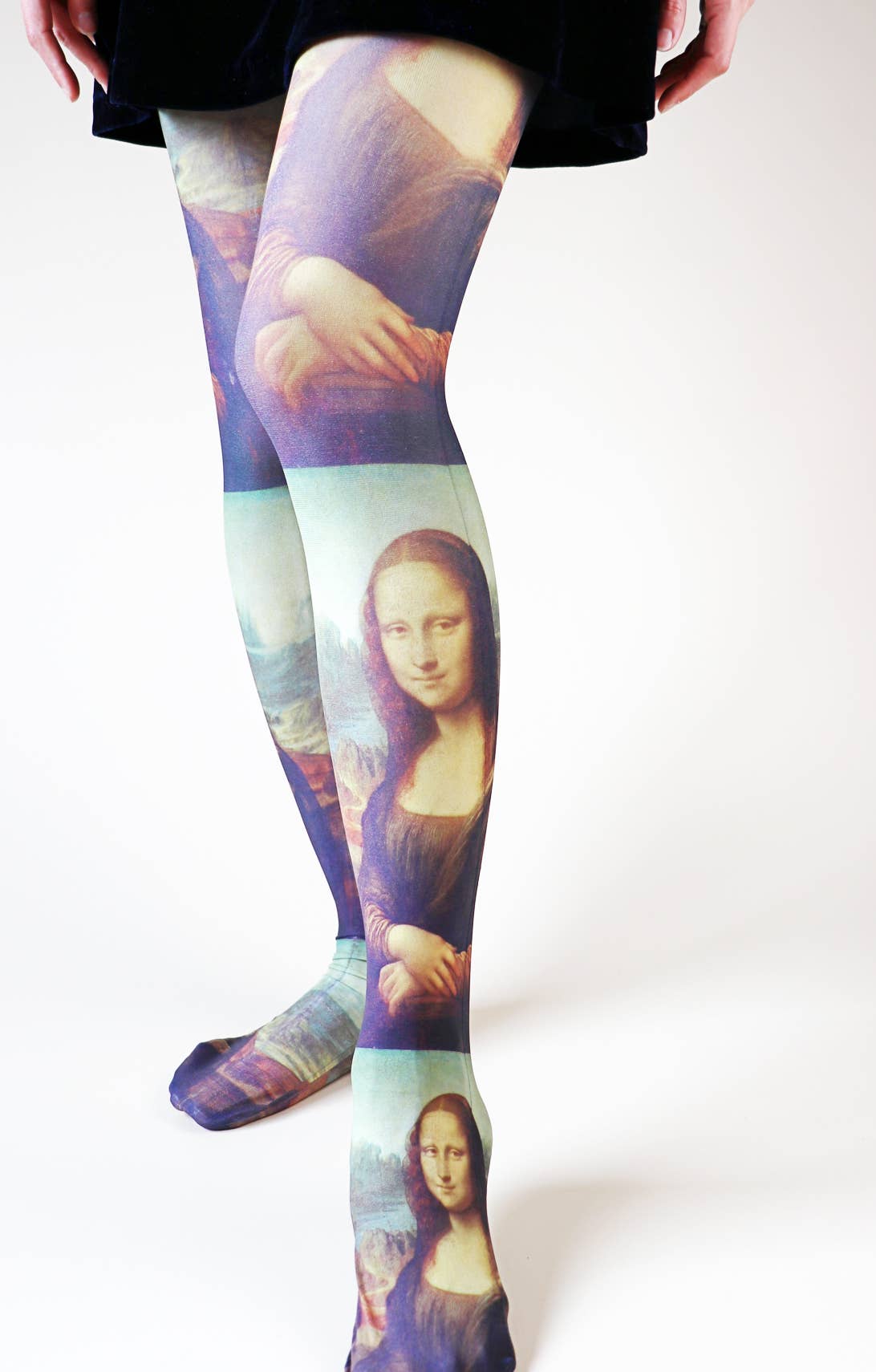 MONA LISA by Leonardo da Vinci Printed Art Tights