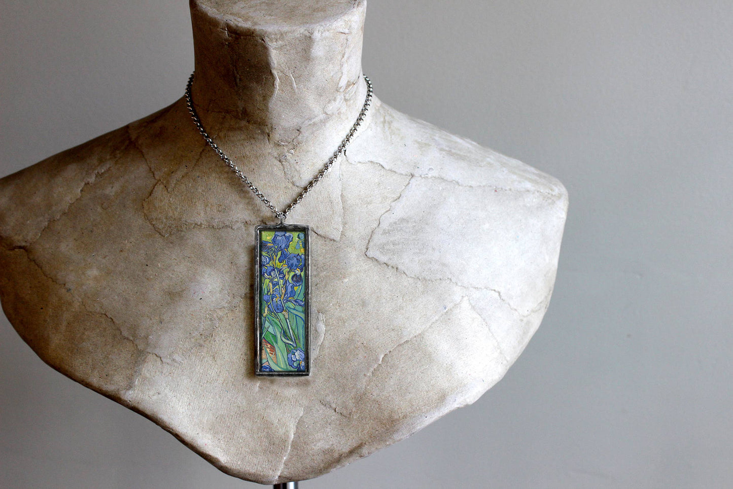 Van Gogh Irises Art Museum Christmas Ornament & Charm