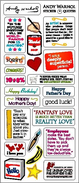 Andy Warhol Greeting Card