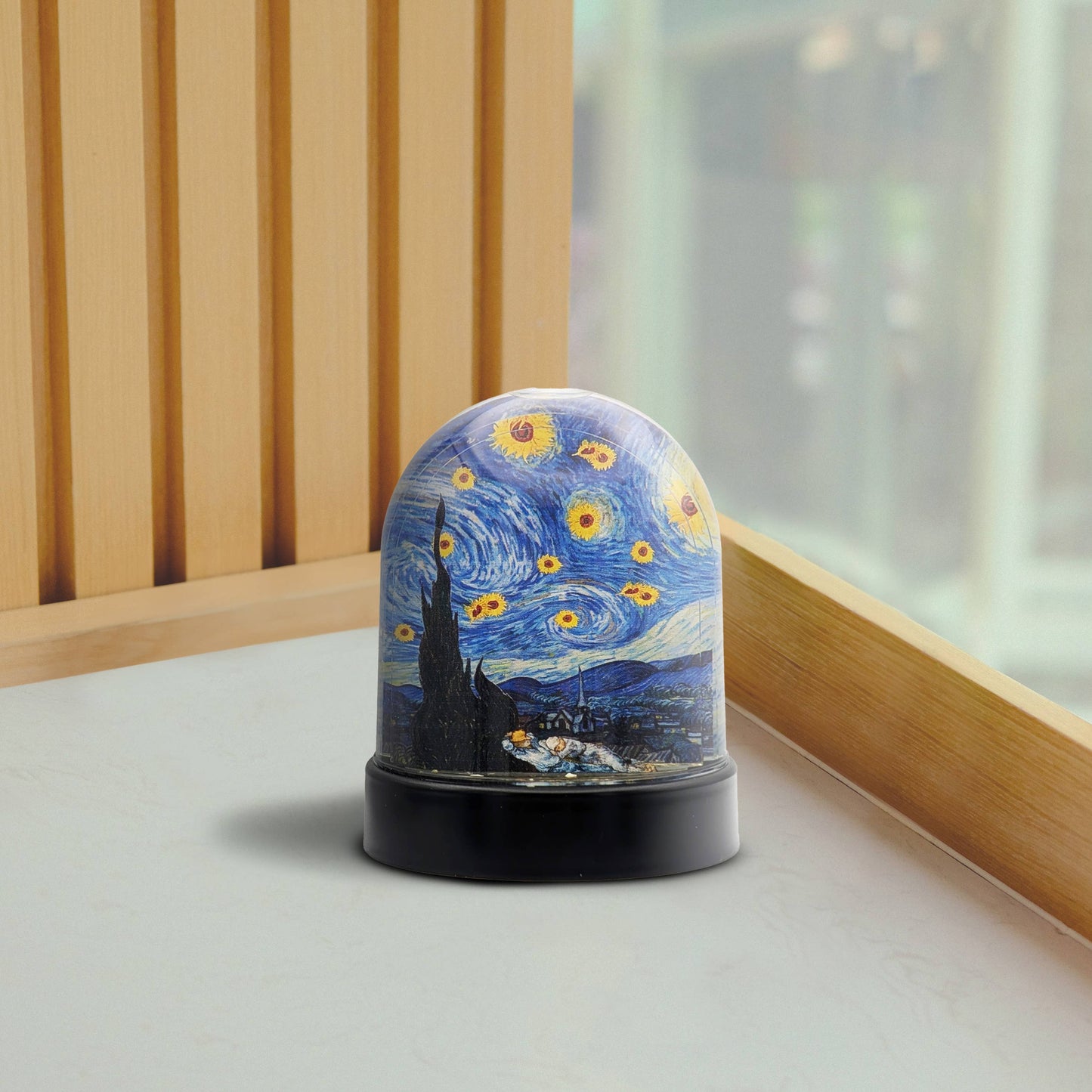 Snow Globe - Van Gogh - Starry Night by Mon Petit Art
