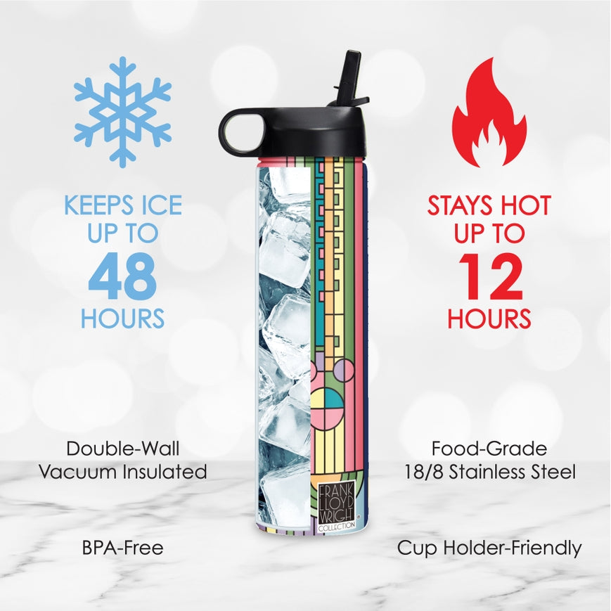 Water Bottle 24oz - Flw "Saguaro Forms"