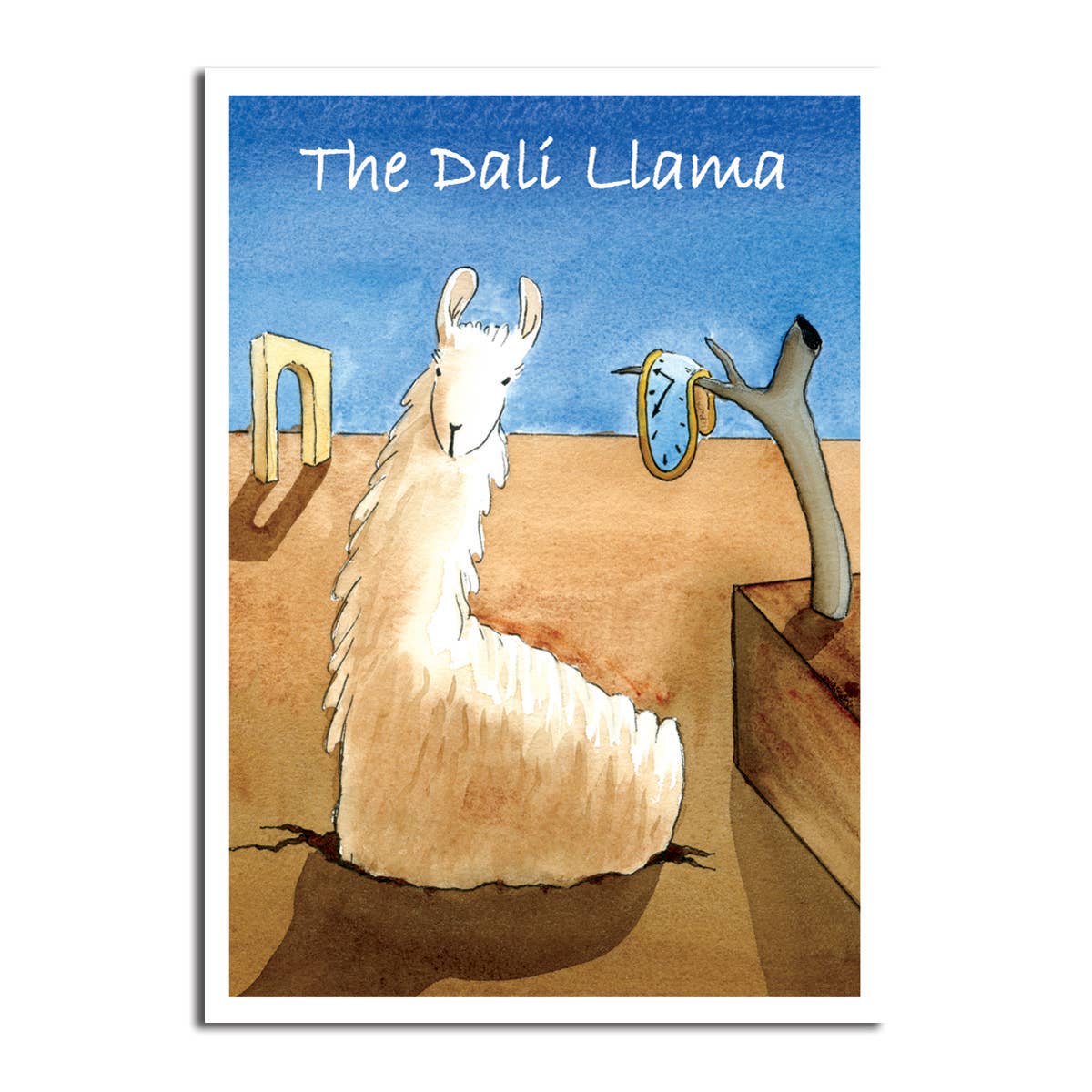 Dali Llama Birthday Card