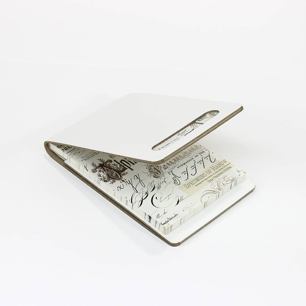 Florentine B7 Memo pad in Leather Cover, Italian Stationery