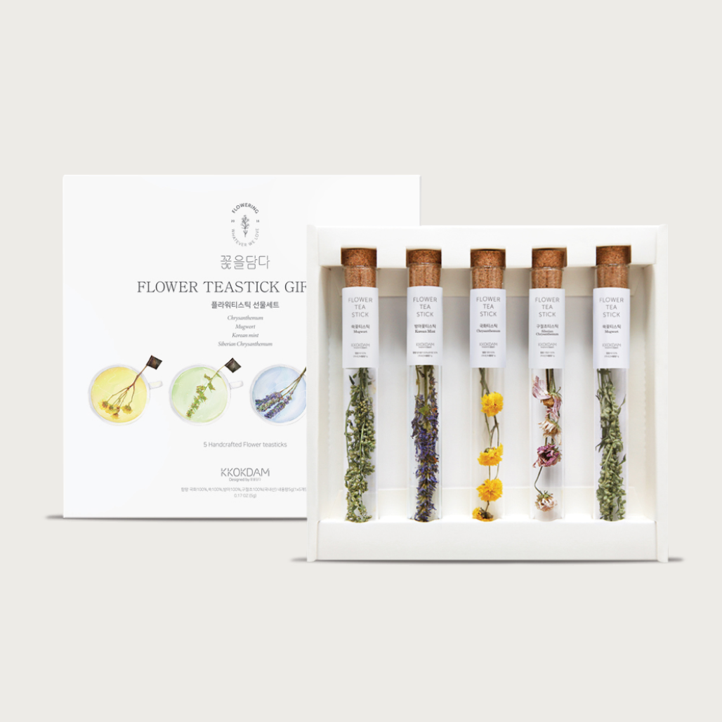 Combination Flower Tea stick Gift Set (1 set = 5 sticks)