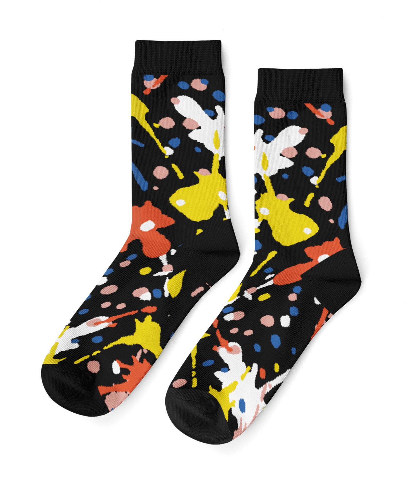 Paint Splatter - Large Crew Socks