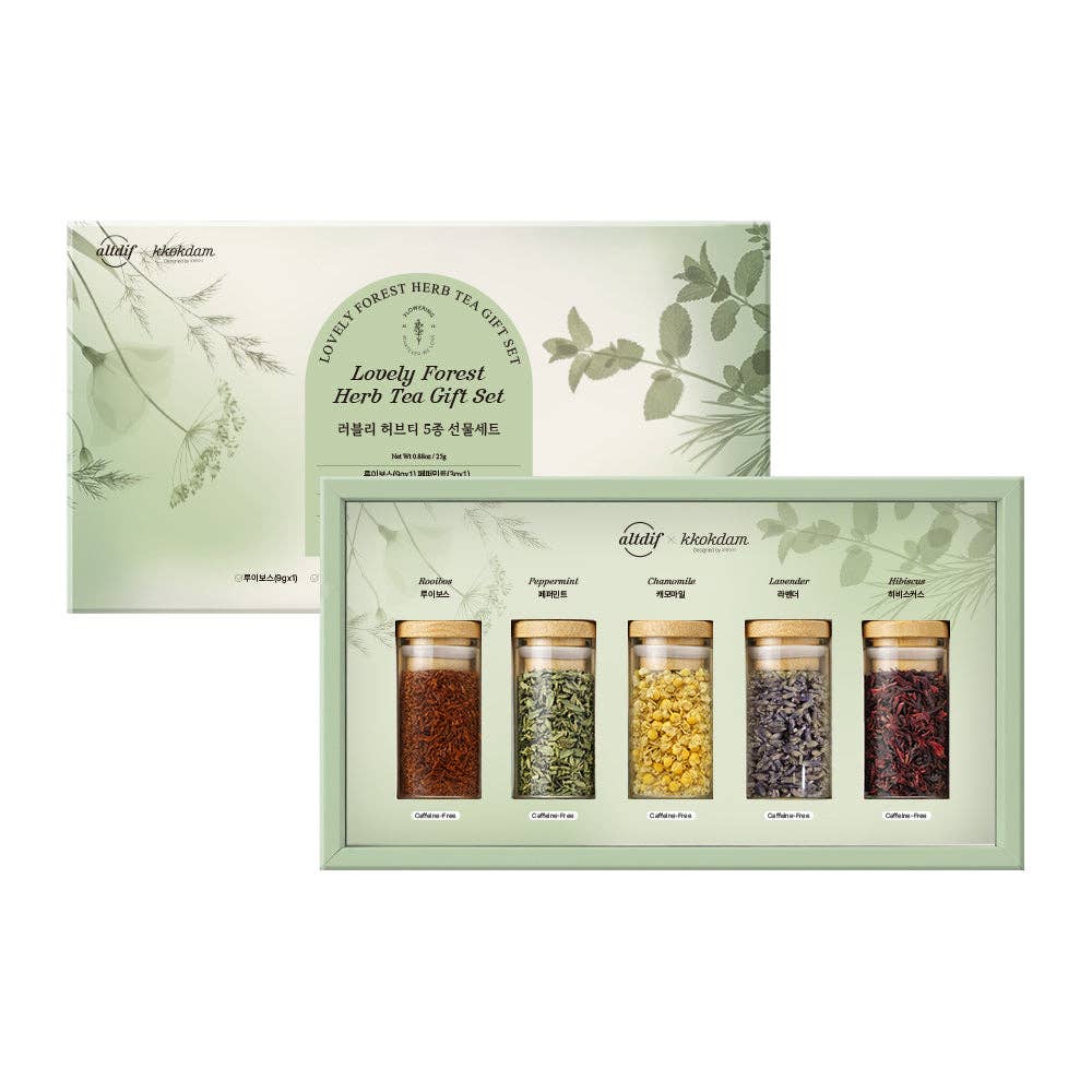 Lovely Forest Herb Tea Gift Set (1 set = 5 jars)