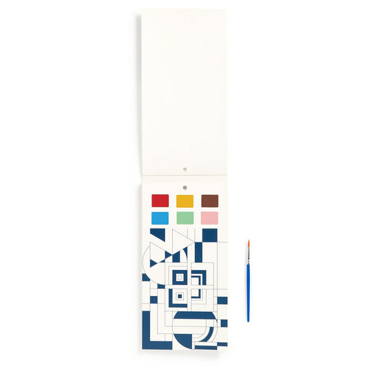 Frank Lloyd Wright paint-in print set