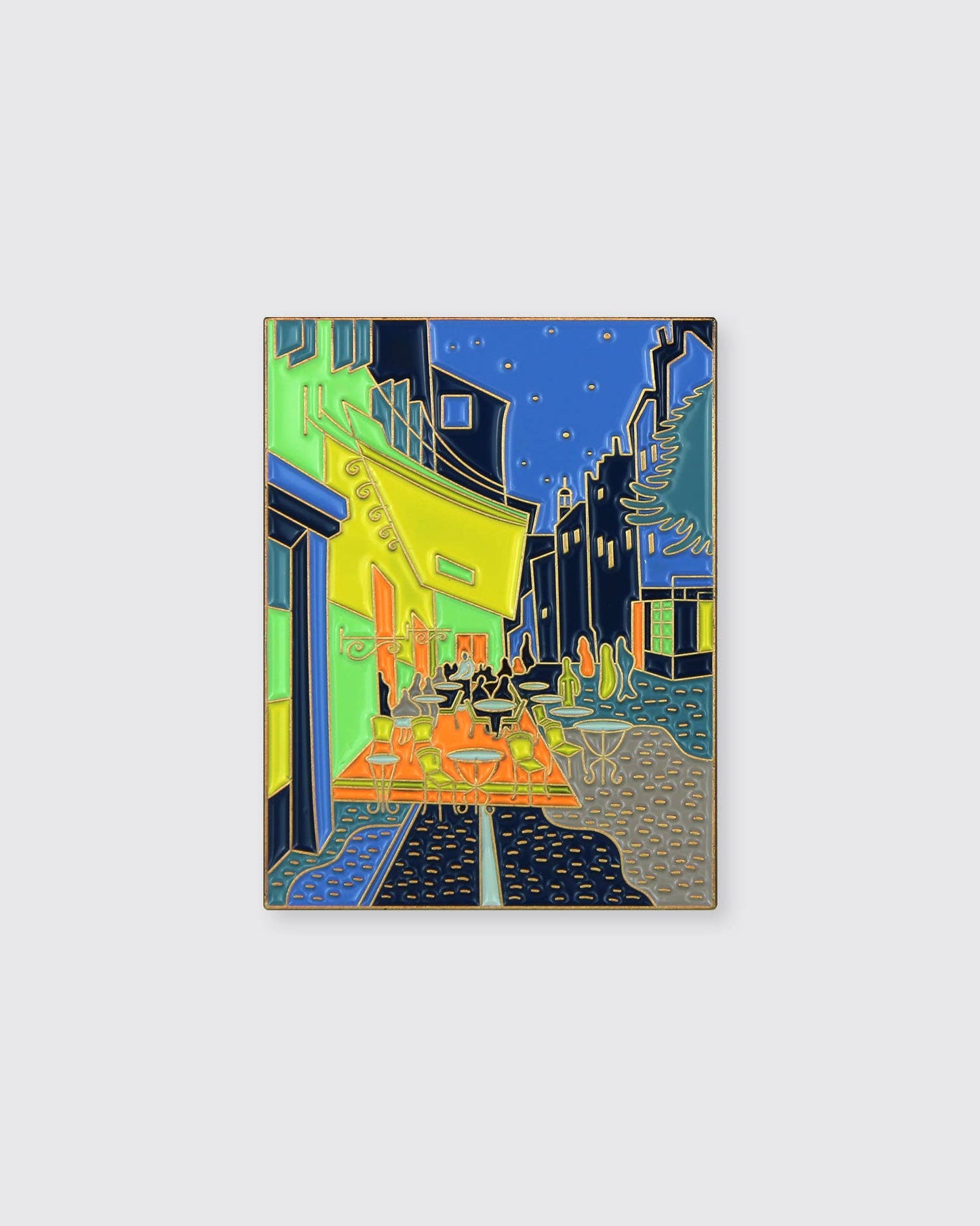 Café Terrace at Night • Enamel Pin
