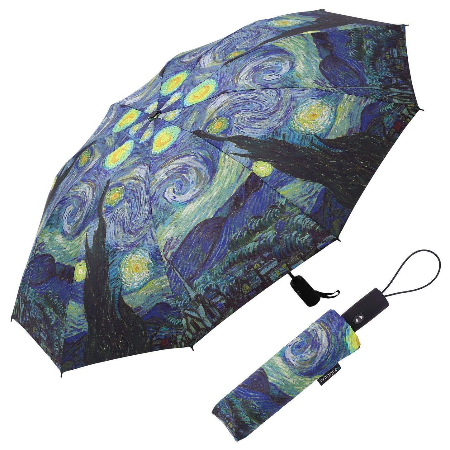 Van Gogh Starry Night | Folding Travel Umbrella