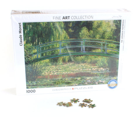 The Japanese Footbridge by Claude Monet | 1000 Piece Puzzle