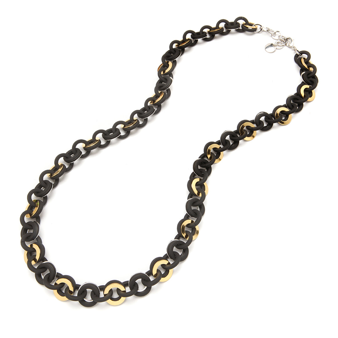 Sea Chain Necklace | Matte Black