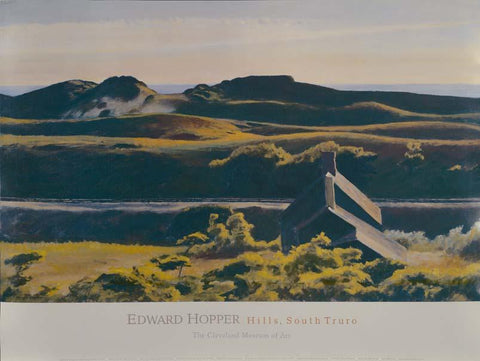 Hills, South Truro by Edward Hopper | Poster