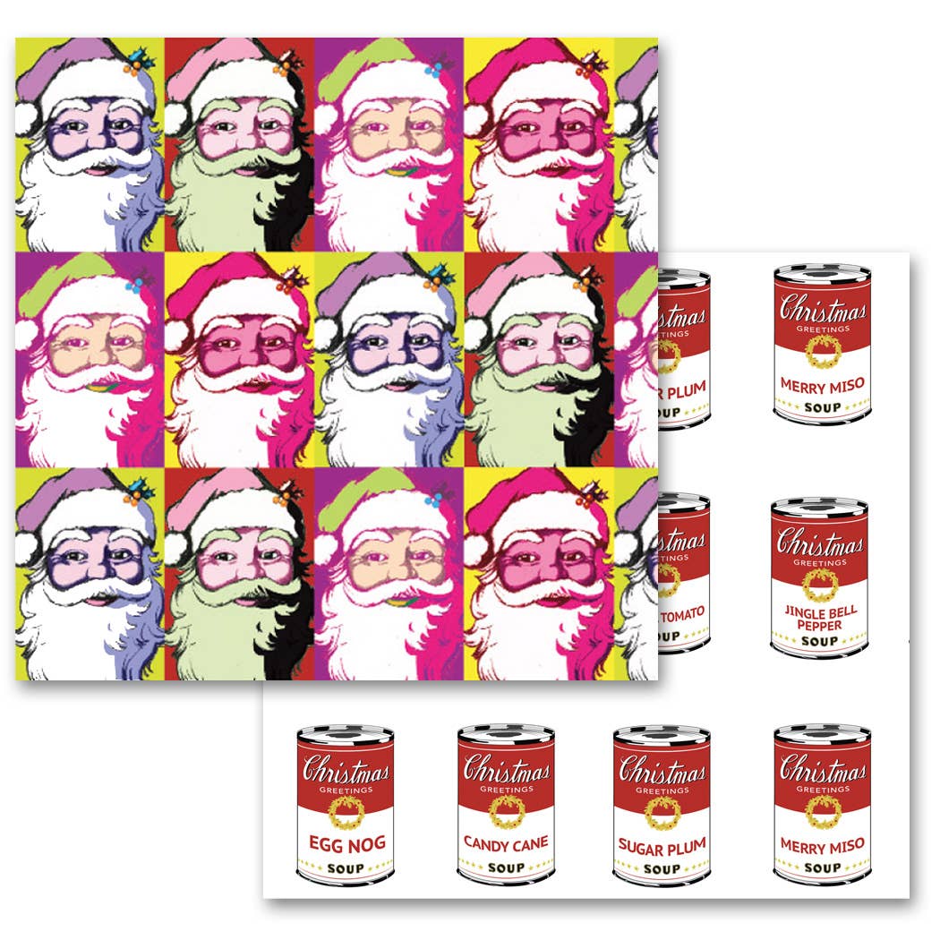 Warholidays Reversible Wrap