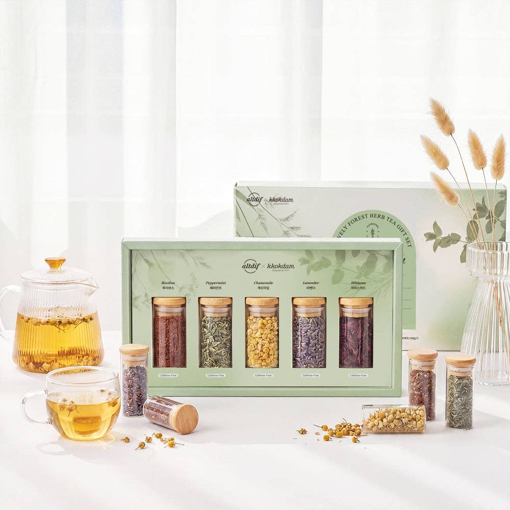 Lovely Forest Herb Tea Gift Set (1 set = 5 jars)