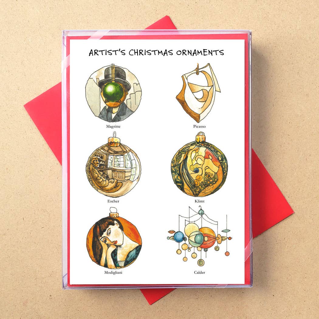 Artist's Ornaments Boxed Holiday Cards