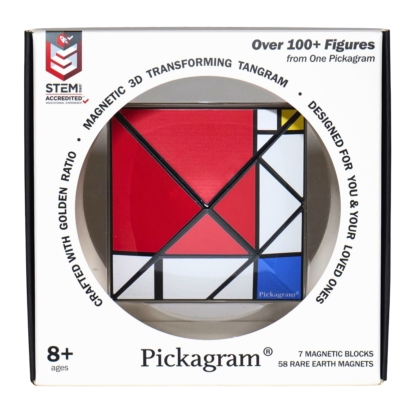 Art Pickagram Magnetic 3D Puzzle_Mondrian