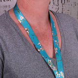 Buttonsmith Van Gogh Almond Blossom Premium Lanyard - Made in USA