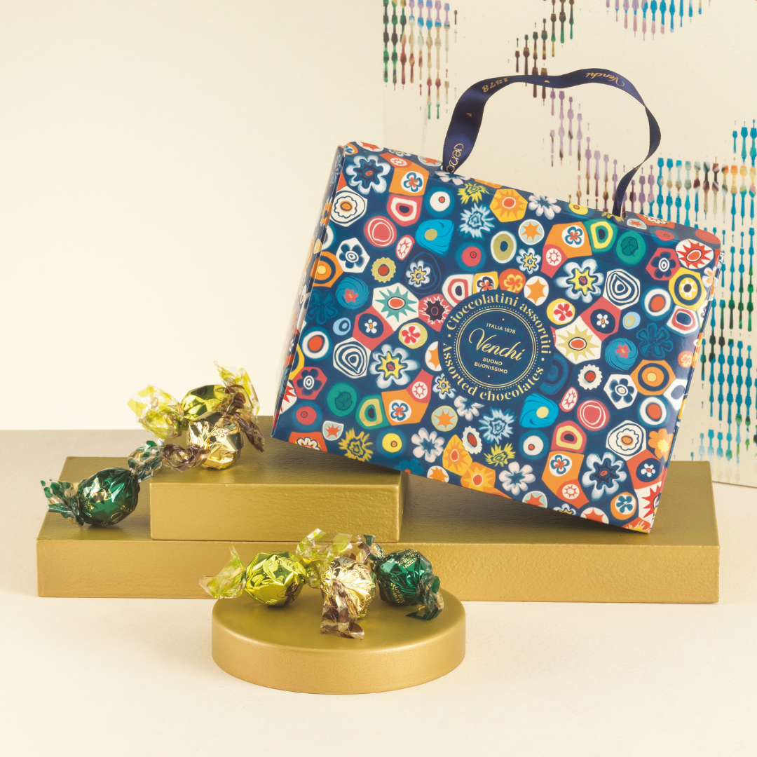 Murrine Gift Bag - Gourmet Italian Mixed Chocolate Pearls